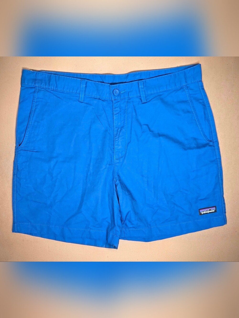NEW Patagonia Shorts Mens 40x6 Lightweight All-Wear Hemp Hiking Outdoors Blue